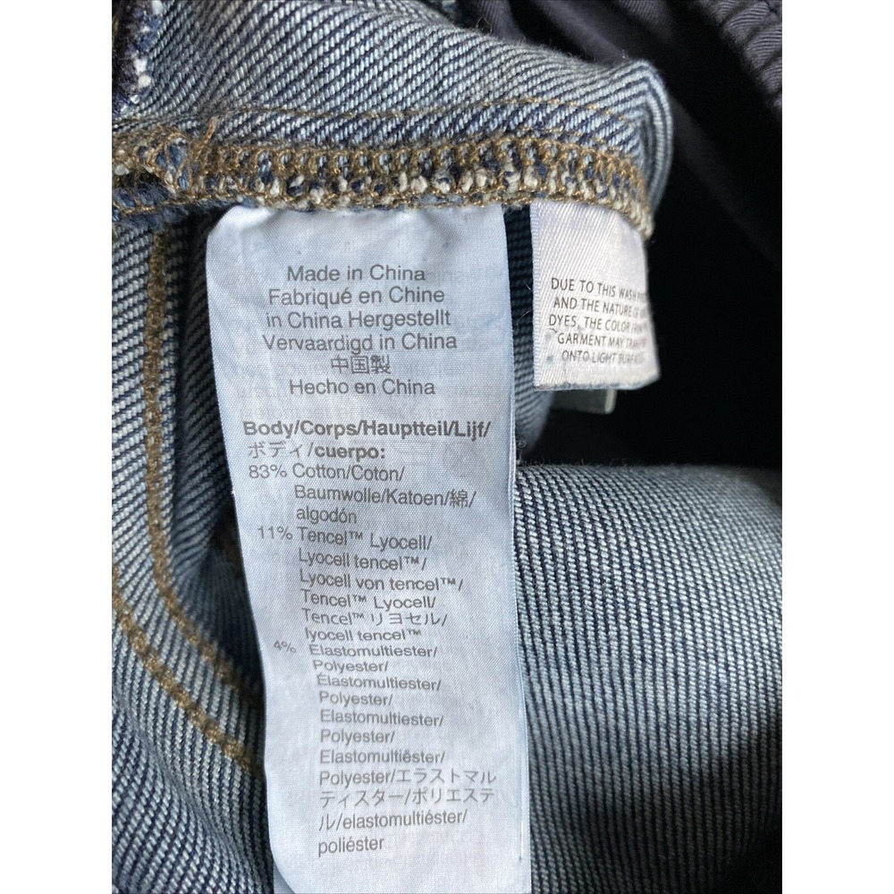 Madewell Over The Belly Maternity Skinny Jeans Denim Dark Wash J Crew Sz 26 - Picture 11 of 11